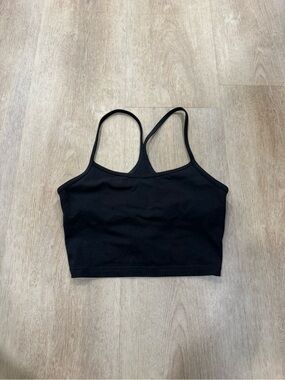 Aerie Offline Black Crop Bralette